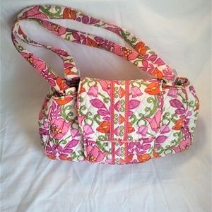 Vera Bradley Edie Satchel Iily Bell EUC